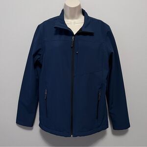 Swiss Tech Blue Zip Up Jacket Size S